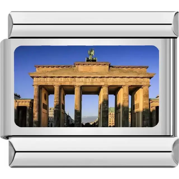 Berlin Brandenburg Gate landmark photo Italian charm bracelet link