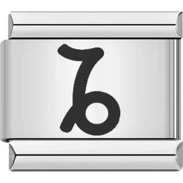 Capricorn zodiac sign Italian charm bracelet link