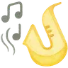 Saxophone playing watercolor illustration
