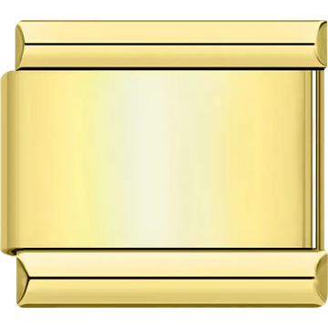 Gold default Italian charm bracelet link