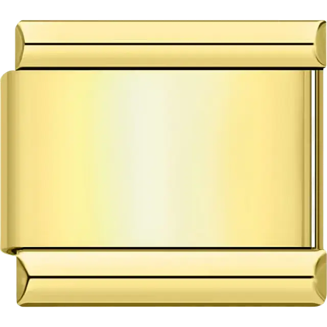 Gold default Italian charm bracelet link