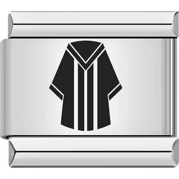 Graduation robe gown academic Italian charm bracelet link