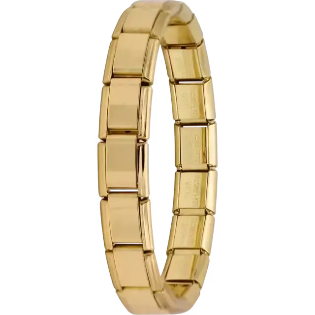 The classic Italian charm bracelet designed for adding 9MM charm links