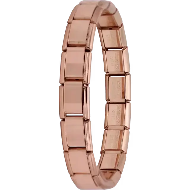 The classic Italian charm bracelet designed for adding 9MM charm links