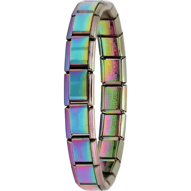 The classic Italian charm bracelet designed for adding 9MM charm links