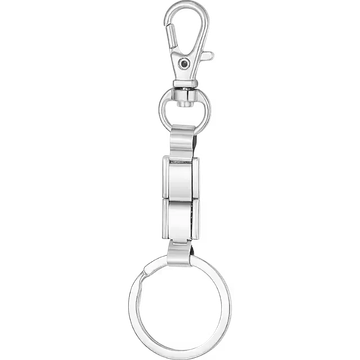 Keychain with two Italian charm links add your own charms to the keychain Italian charm bracelet link