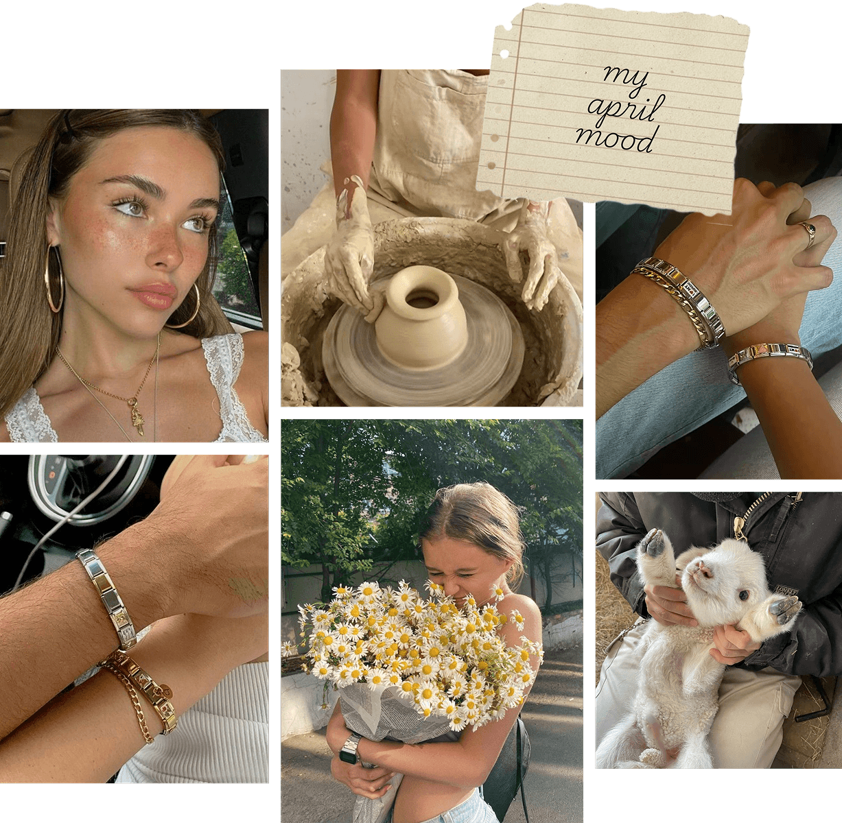 Italian charms april mood aesthetic collage for chericherilady