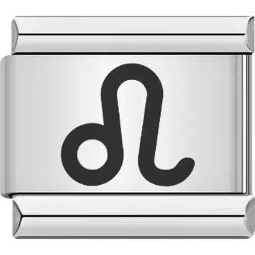 Leo zodiac sign Italian charm bracelet link