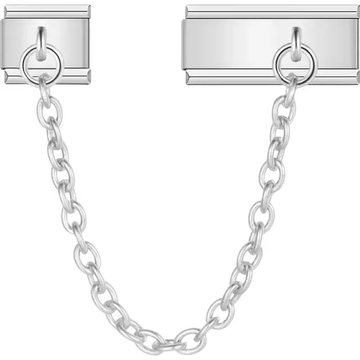 Safety Chain Italian charm bracelet link