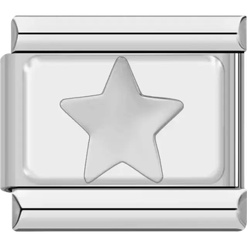 Star Italian charm bracelet link
