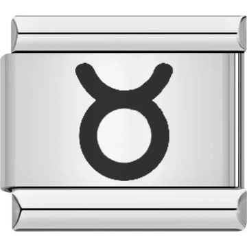 Taurus zodiac sign Italian charm bracelet link